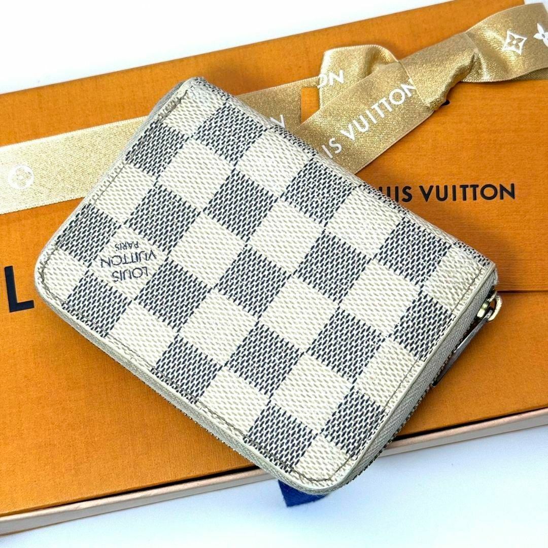 LOUIS VUITTON(ルイヴィトン)の良品 ルイヴィトン ダミエアズール ジッピーコインパース ラウンドファスナー レディースのファッション小物(財布)の商品写真