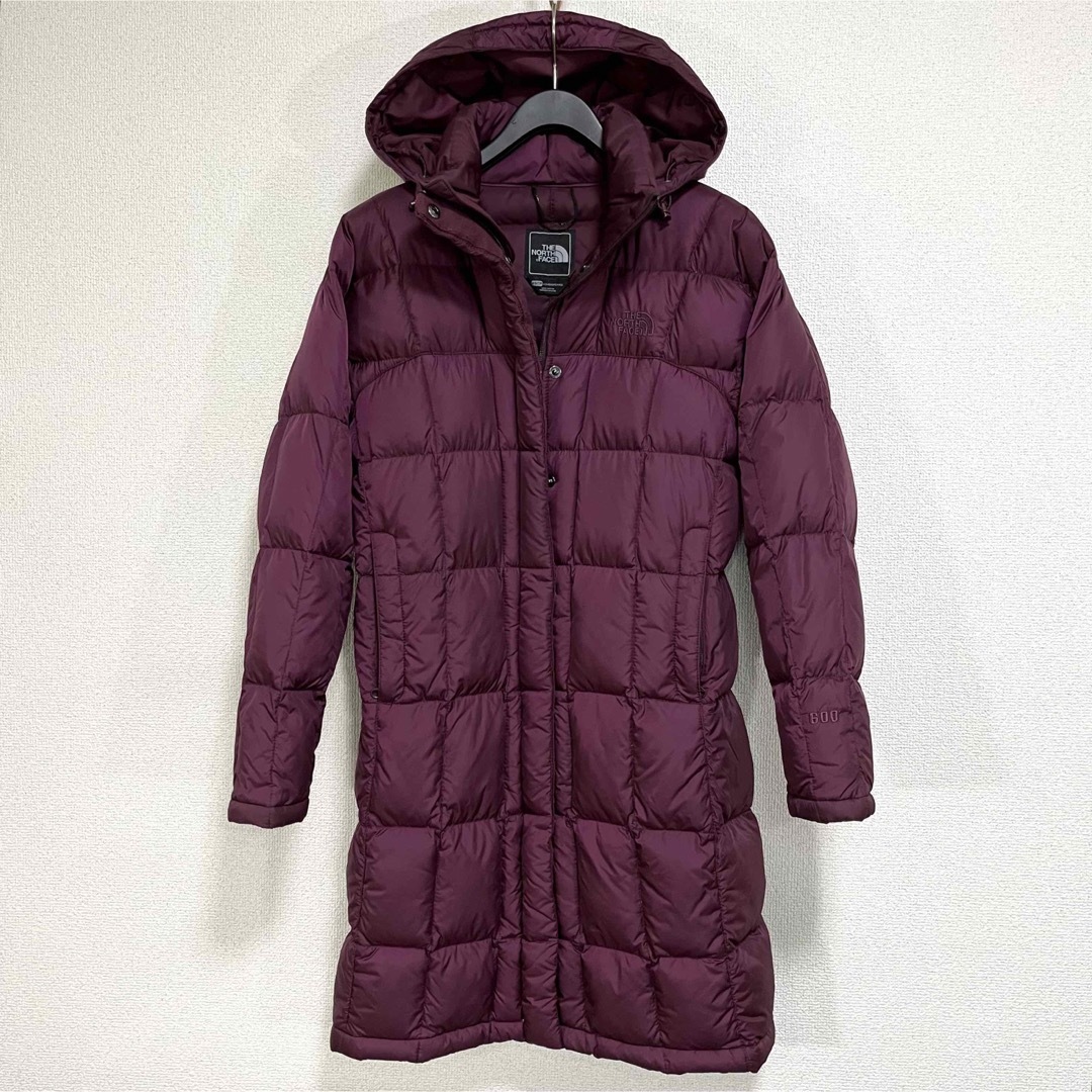 THE NORTH FACE(ザノースフェイス)の美品人気 ノースフェイス ダウンコート レディースXS 600FP フード着脱可 レディースのジャケット/アウター(ダウンコート)の商品写真