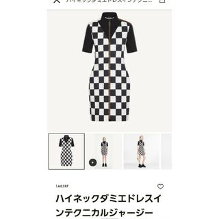 ルイヴィトン(LOUIS VUITTON)のFarid様専用　希少サイズ34　超美品　ルイヴィトン　ワンピース　モノグラム(ひざ丈ワンピース)