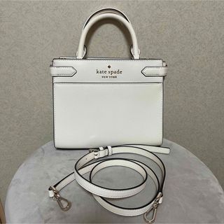 ケイトスペードニューヨーク(kate spade new york)のケイトスペード　ニューヨーク　ハンドバッグ　ショルダーバッグ　ホワイト(ハンドバッグ)