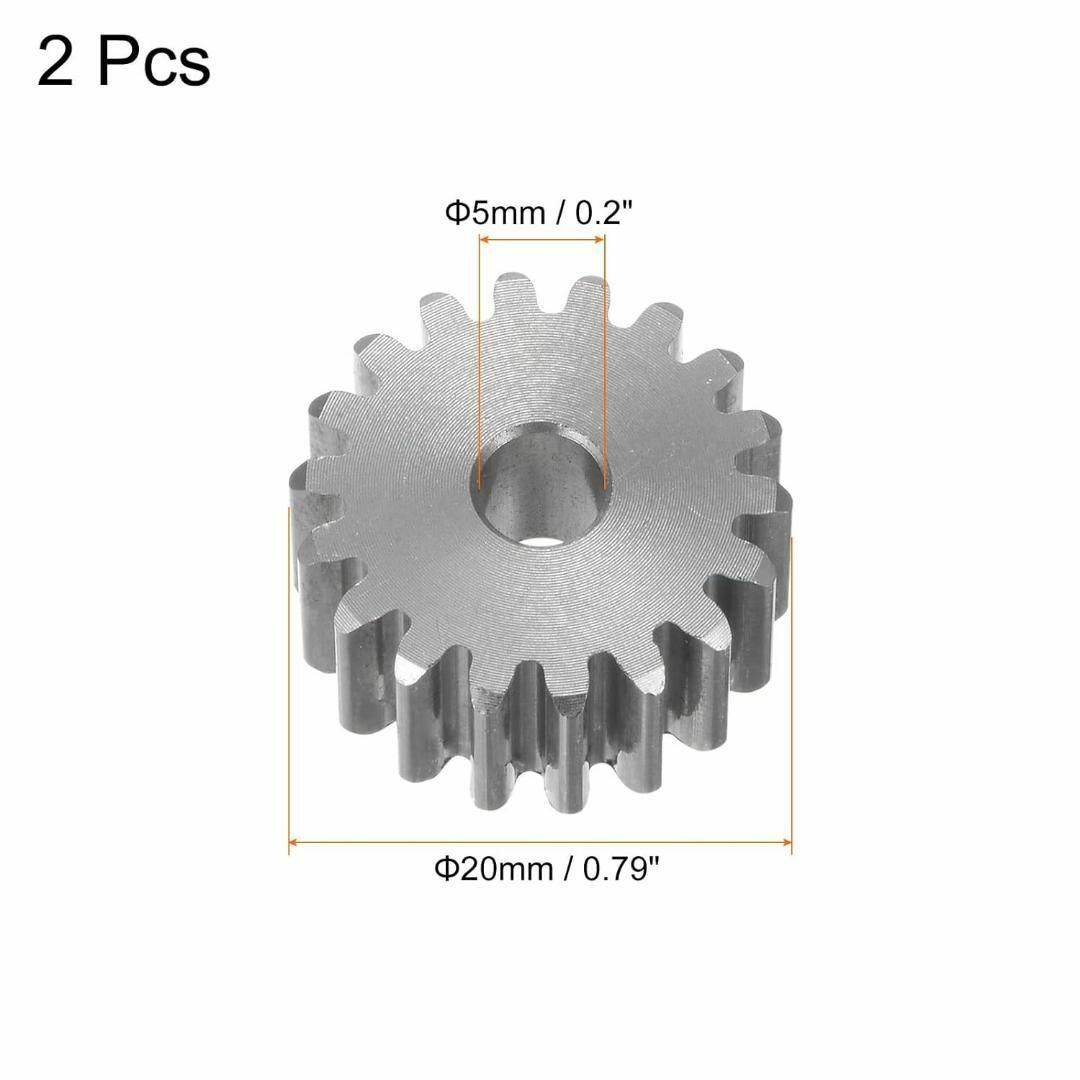 【新品】フラットスパーピニオンギア5mm内開き 13T 1モジュール 2個入り その他のその他(その他)の商品写真