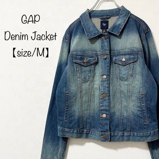 ギャップ(GAP)の美品★GAP/ギャップ★Gジャン★デニムジャケット★ブルー/青★状態良好★M(Gジャン/デニムジャケット)