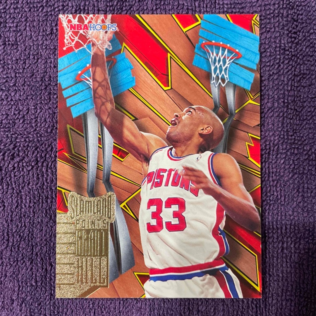 グラント・ヒル 1995 Hoops Insert NBA  エンタメ/ホビーのトレーディングカード(シングルカード)の商品写真