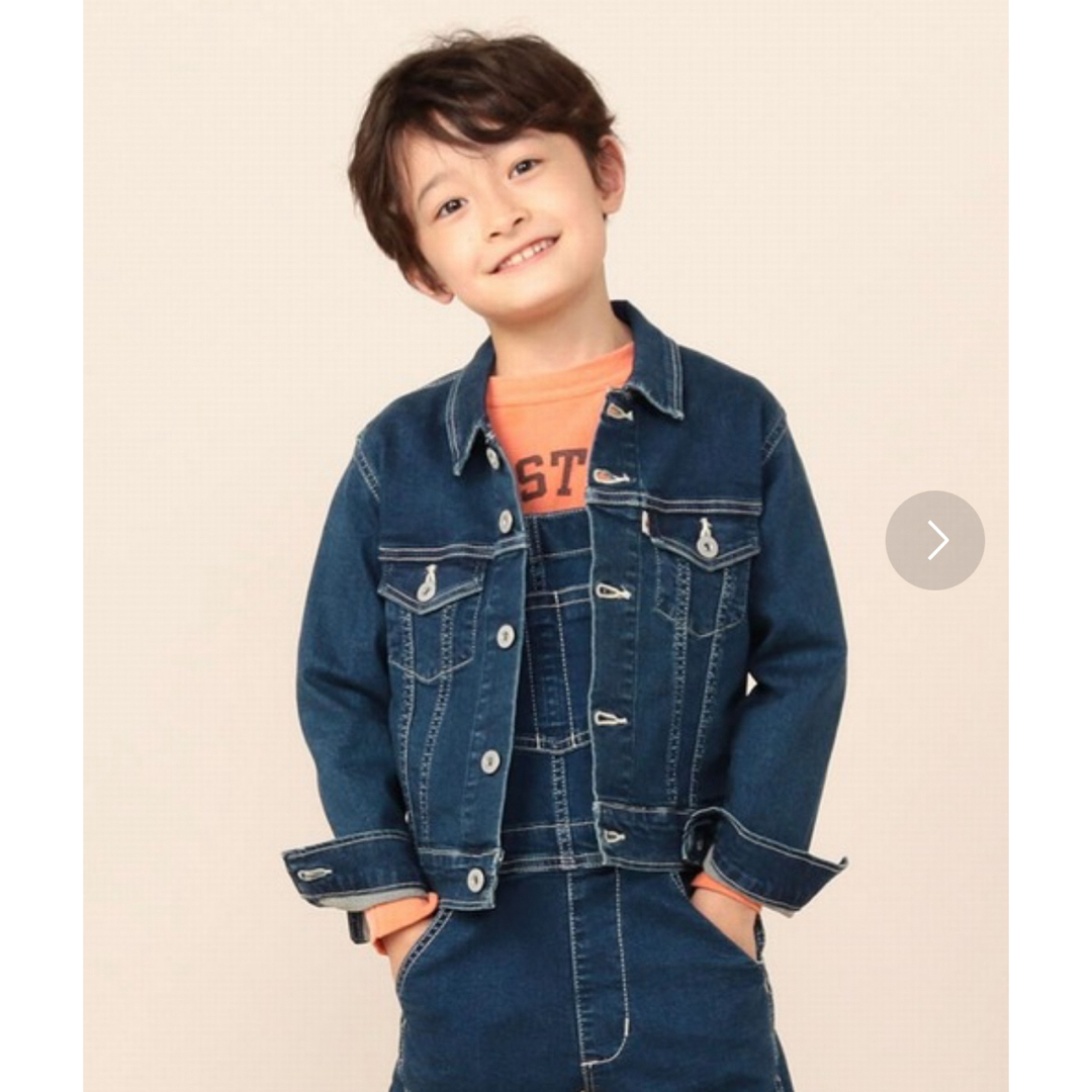 EDWIN(エドウィン)のEDWIN エドウィン　キッズデニムジャケット キッズ/ベビー/マタニティのキッズ服男の子用(90cm~)(ジャケット/上着)の商品写真