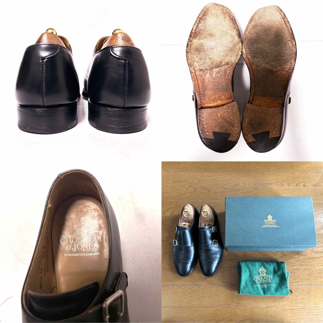 Crockett&Jones(クロケットアンドジョーンズ)の271.CROCKETT&JONES LOWNDES2 ダブルモンク 6.5E メンズの靴/シューズ(ドレス/ビジネス)の商品写真