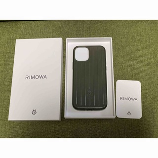 RIMOWA - RIMOWA リモワ iPhone12 / 12pro用 ケース カバー カーキ