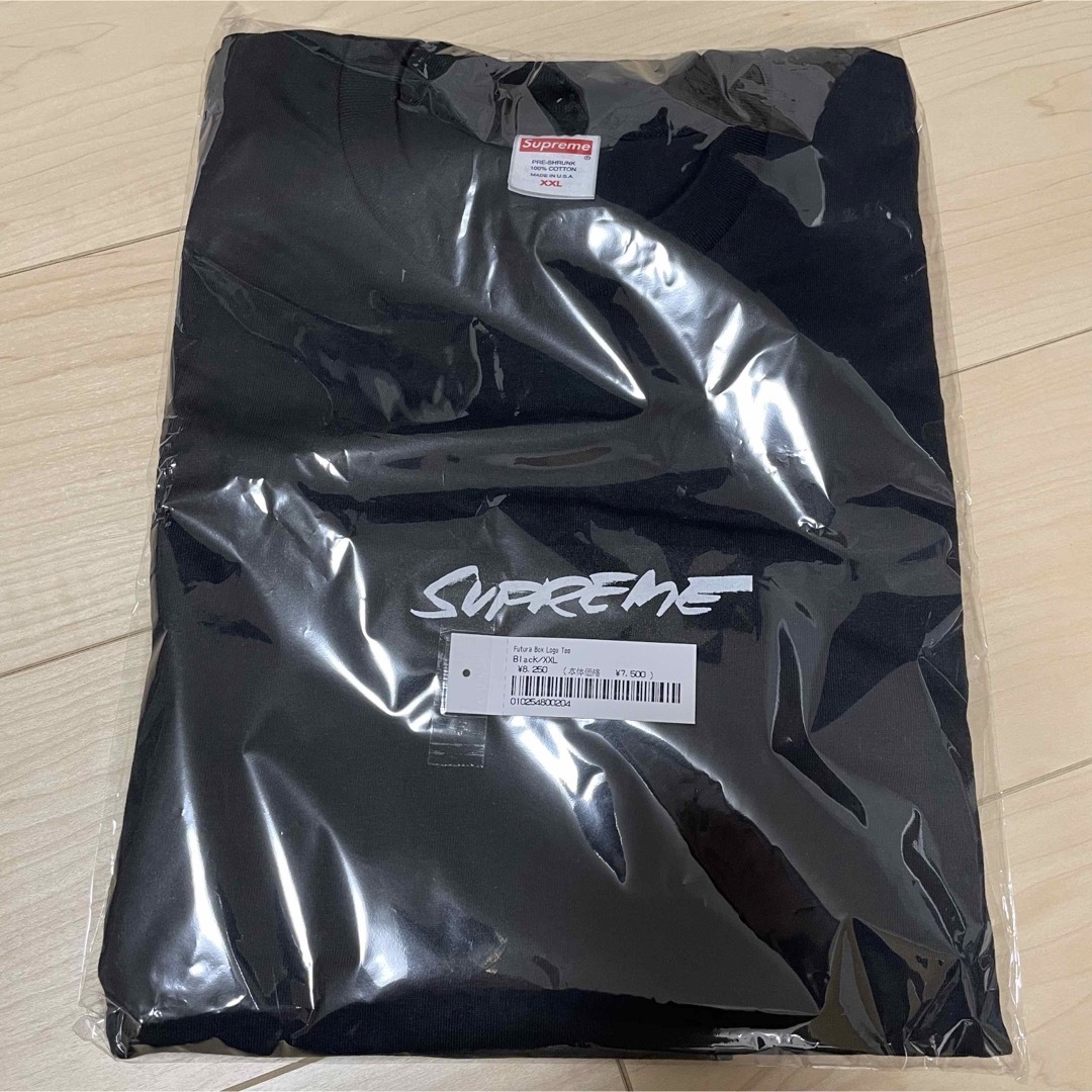 Supreme futura box logo tee ボックスロゴ 黒 XXL