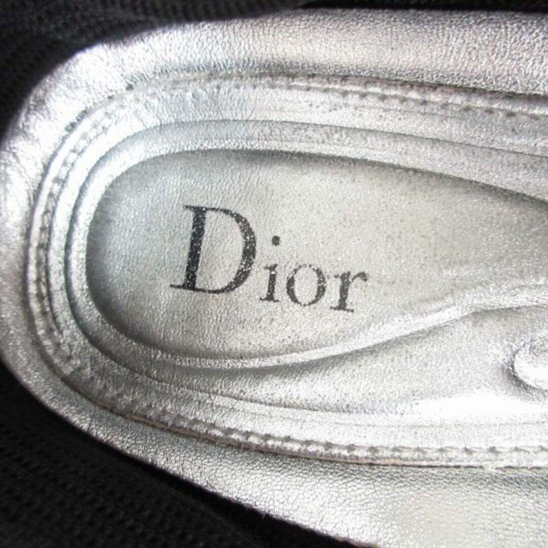 Dior(ディオール)のディオール フュージョン スニーカー シューズ 約24cm 黒 IBO47 レディースの靴/シューズ(スニーカー)の商品写真