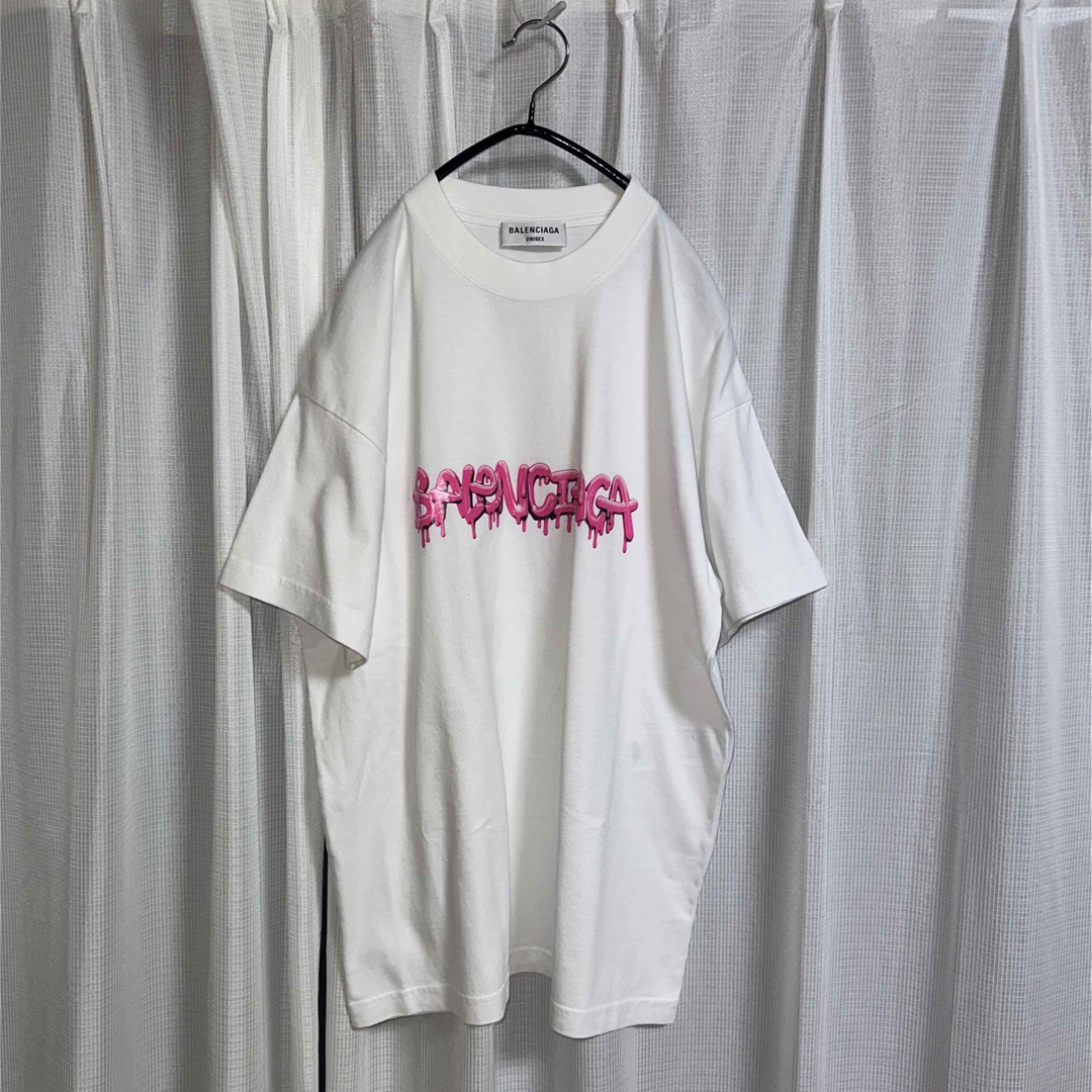 Balenciaga(バレンシアガ)の【希少】BALENCIAGA 21AW slime LOGO shirt メンズのトップス(Tシャツ/カットソー(半袖/袖なし))の商品写真