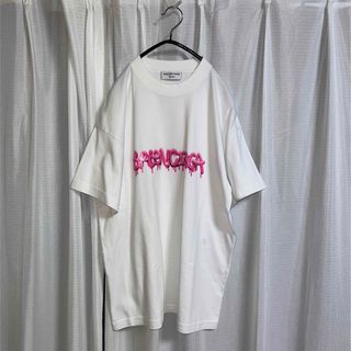 バレンシアガ(Balenciaga)の【希少】BALENCIAGA 21AW slime LOGO shirt(Tシャツ/カットソー(半袖/袖なし))