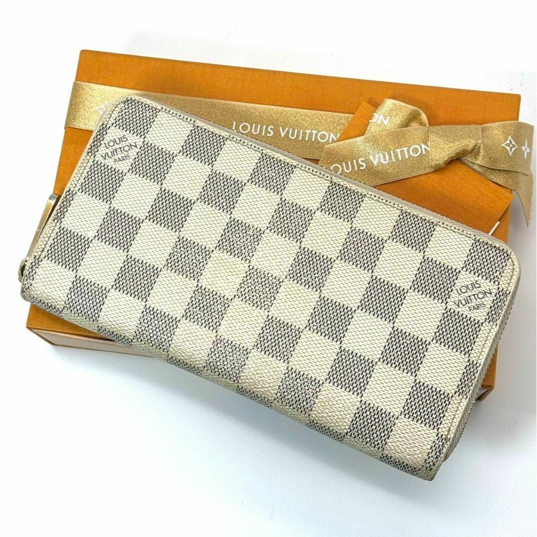 LOUIS VUITTON(ルイヴィトン)の良品 ルイヴィトン ダミエアズール ジッピーウォレット 長財布　ユニセックス レディースのファッション小物(財布)の商品写真