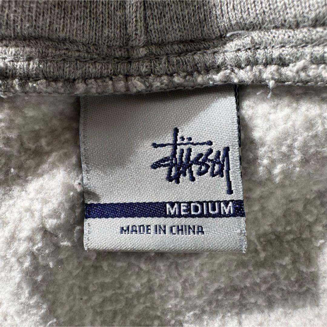 STUSSY - 希少 OLD STUSSY オールドステューシー パーカー ロゴ グレー