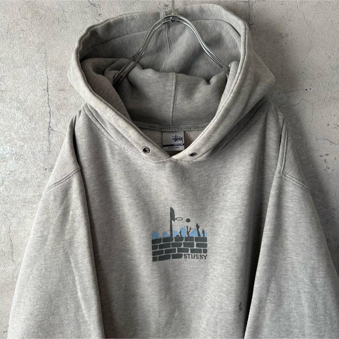 STUSSY - 希少 OLD STUSSY オールドステューシー パーカー ロゴ STUSSY - 希少 OLD STUSSY オールドステューシー パーカー ロゴ