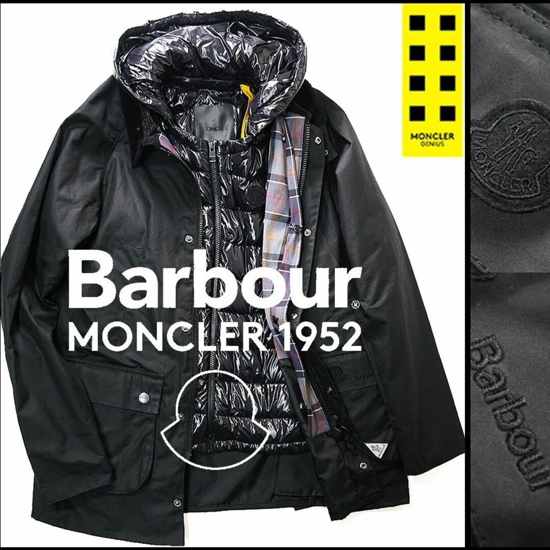 MONCLER(モンクレール)の新品31万 MONCLER 1952 モンクレール バブアー ダウンジャケット メンズのジャケット/アウター(ダウンジャケット)の商品写真