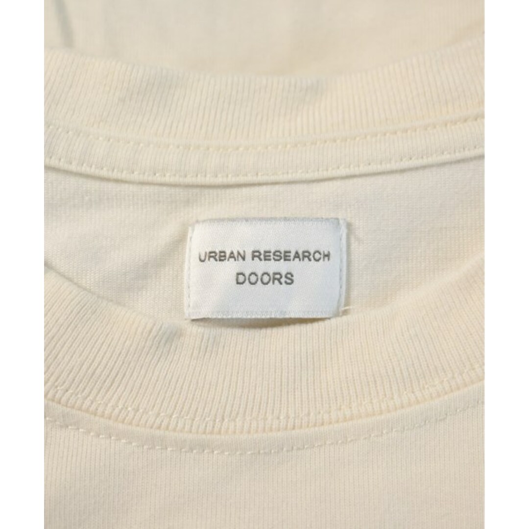 URBAN RESEARCH DOORS(アーバンリサーチドアーズ)のURBAN RESEARCH DOORS Tシャツ・カットソー ONE 白 【古着】【中古】 レディースのトップス(カットソー(半袖/袖なし))の商品写真