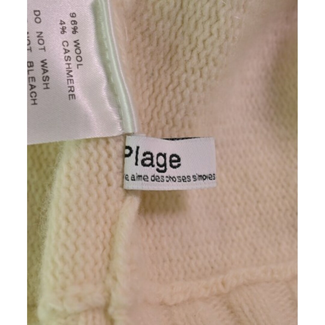 Plage(プラージュ)のPlage プラージュ ニット・セーター F アイボリー 【古着】【中古】 レディースのトップス(ニット/セーター)の商品写真