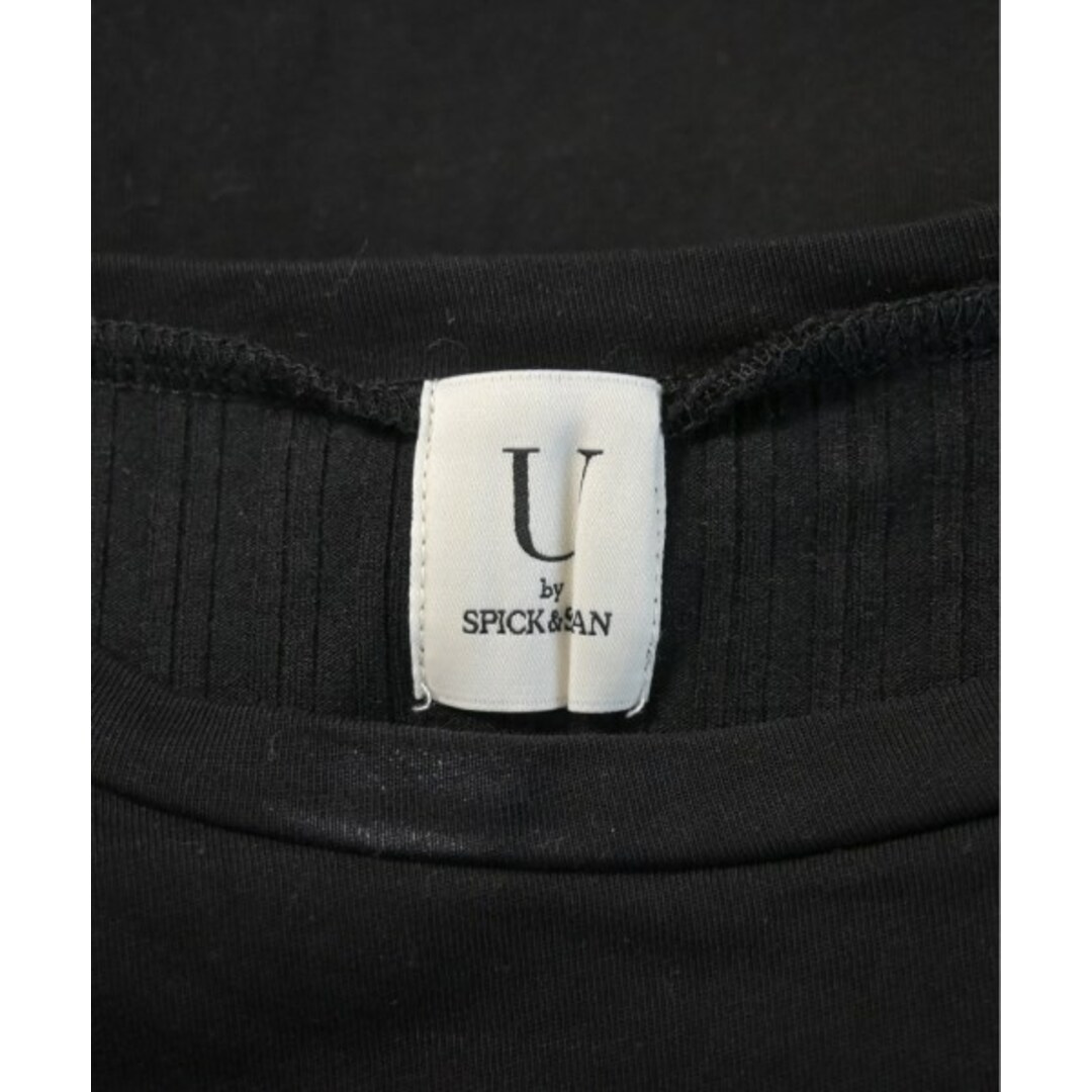 U by SPICK&SPAN(ユーバイスピックアンドスパン)のU BY Spick & Span Tシャツ・カットソー F 黒 【古着】【中古】 レディースのトップス(カットソー(半袖/袖なし))の商品写真