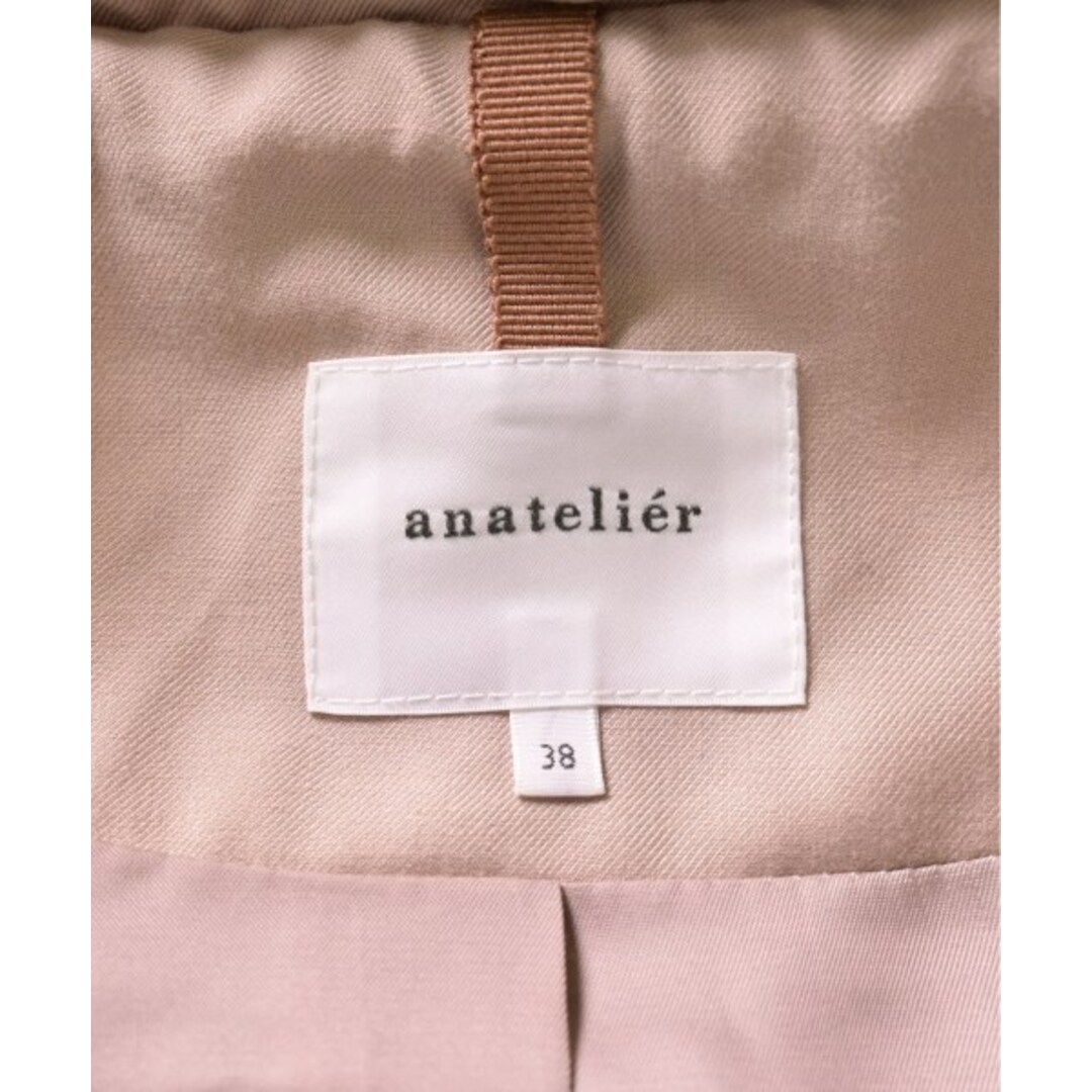 anatelier(アナトリエ)のanatelier ダウンジャケット/ダウンベスト 38(M位) ベージュ 【古着】【中古】 レディースのジャケット/アウター(ダウンジャケット)の商品写真