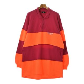 バレンシアガ(Balenciaga)のBALENCIAGA バレンシアガ ポロシャツ XXS オレンジxエンジ系 【古着】【中古】(ポロシャツ)