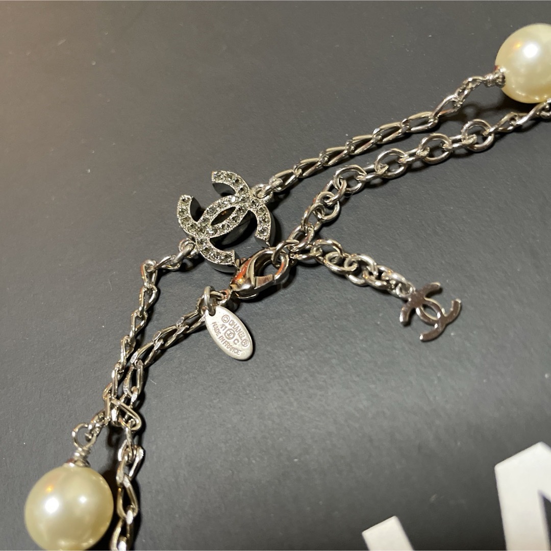 CHANEL(シャネル)の激レア　新品未使用　vintage CHANEL  ロングネックレス レディースのアクセサリー(ネックレス)の商品写真