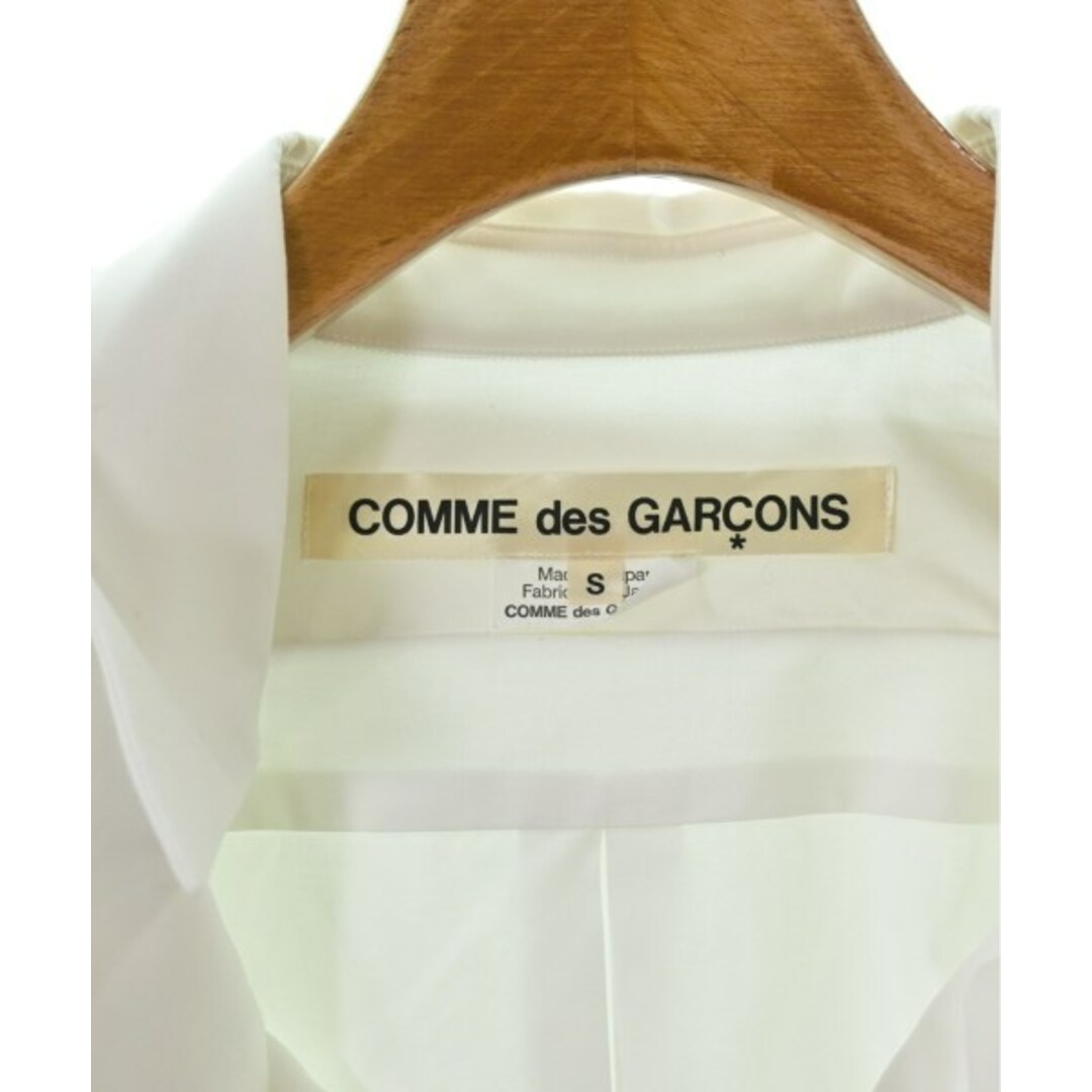 COMME des GARCONS(コムデギャルソン)のCOMME des GARCONS コムデギャルソン ブラウス S 白 【古着】【中古】 レディースのトップス(シャツ/ブラウス(長袖/七分))の商品写真