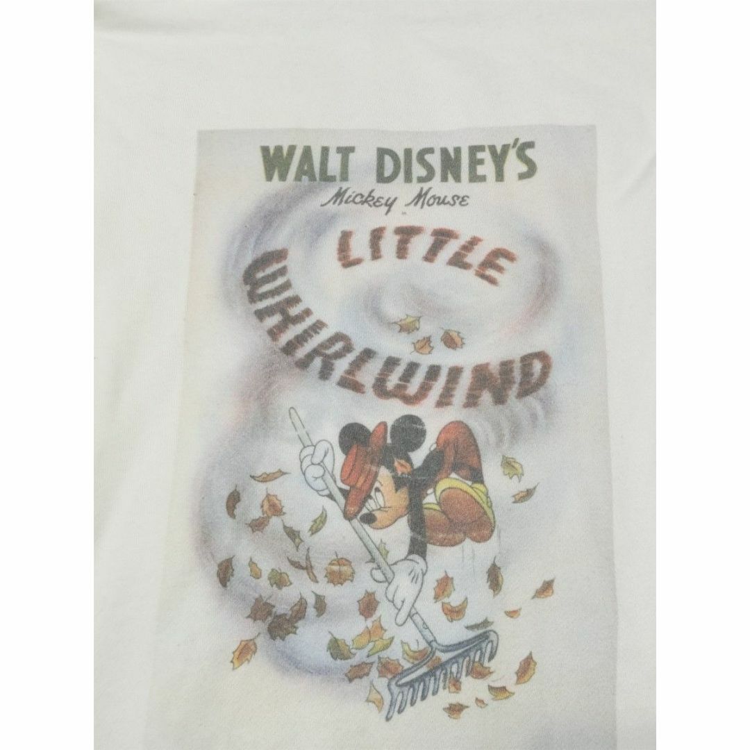 Disney(ディズニー)のAreeam　　 パーカー　プリントロゴ　フリーサイズ　ホワイト　フード付き レディースのトップス(パーカー)の商品写真