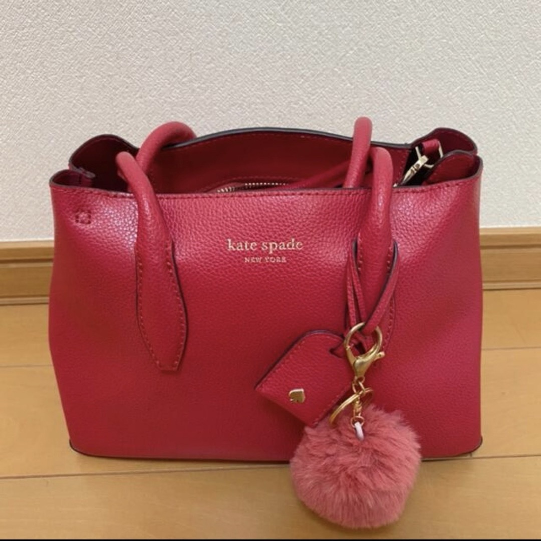 kate spade NEW YORK - Kate Spade ショルダーバッグ 赤 ローズ kate spade NEW YORK - Kate Spade ショルダーバッグ 赤 ローズ