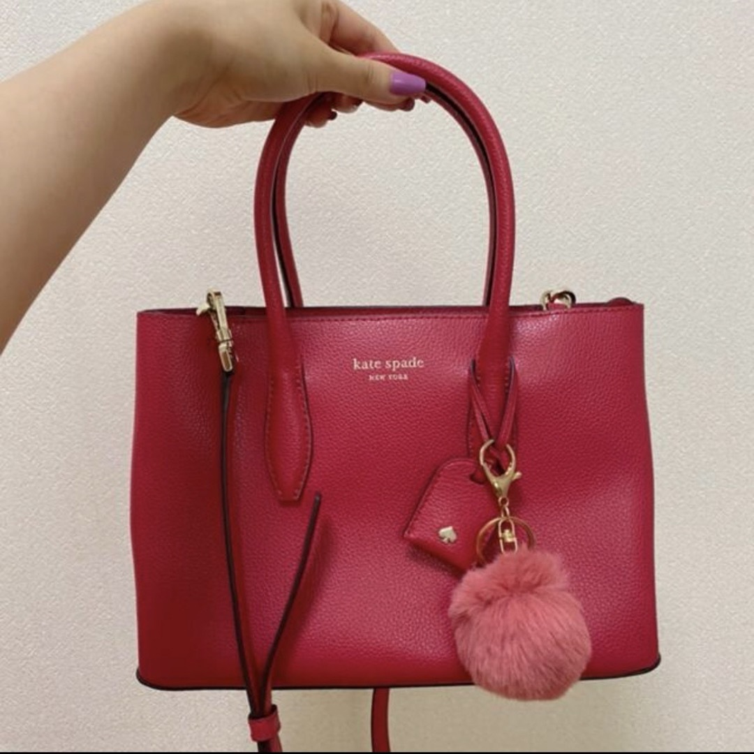 kate spade NEW YORK - Kate Spade ショルダーバッグ 赤 ローズ kate spade NEW YORK - Kate Spade ショルダーバッグ 赤 ローズ