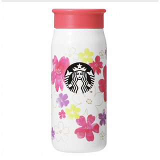 Starbucks - スターバックス  SAKURA2024 ステンレスミニボトル ホワイト355ml