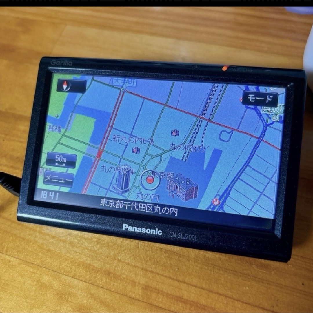 gorilla(ゴリラ)のPanasonicゴリラ　5V型ワイドCN-SLJ 200L 美品 自動車/バイクの自動車(カーナビ/カーテレビ)の商品写真