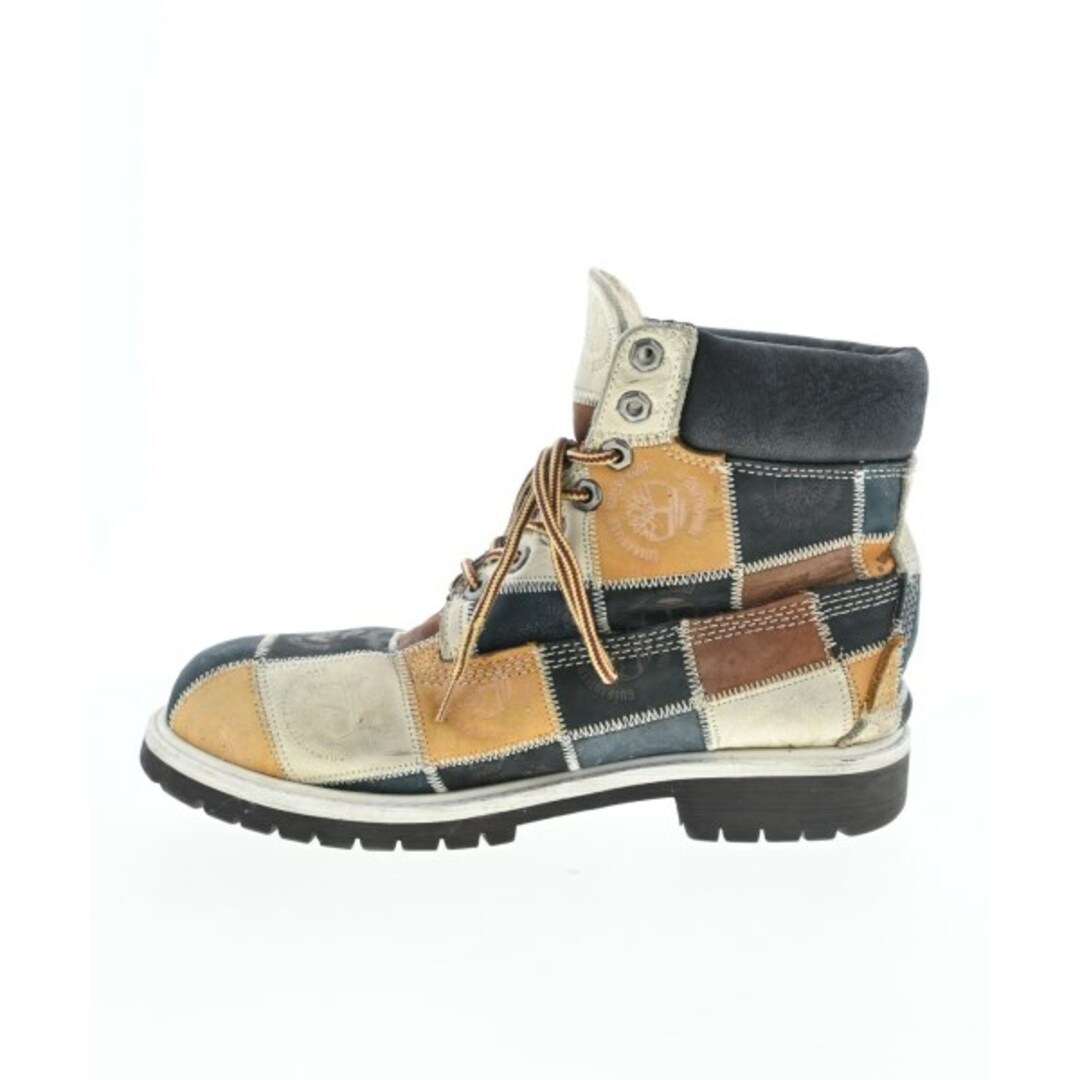 Timberland(ティンバーランド)のTimber Land ブーツ US8(26cm位) 茶x黒x黄等 【古着】【中古】 メンズの靴/シューズ(ブーツ)の商品写真