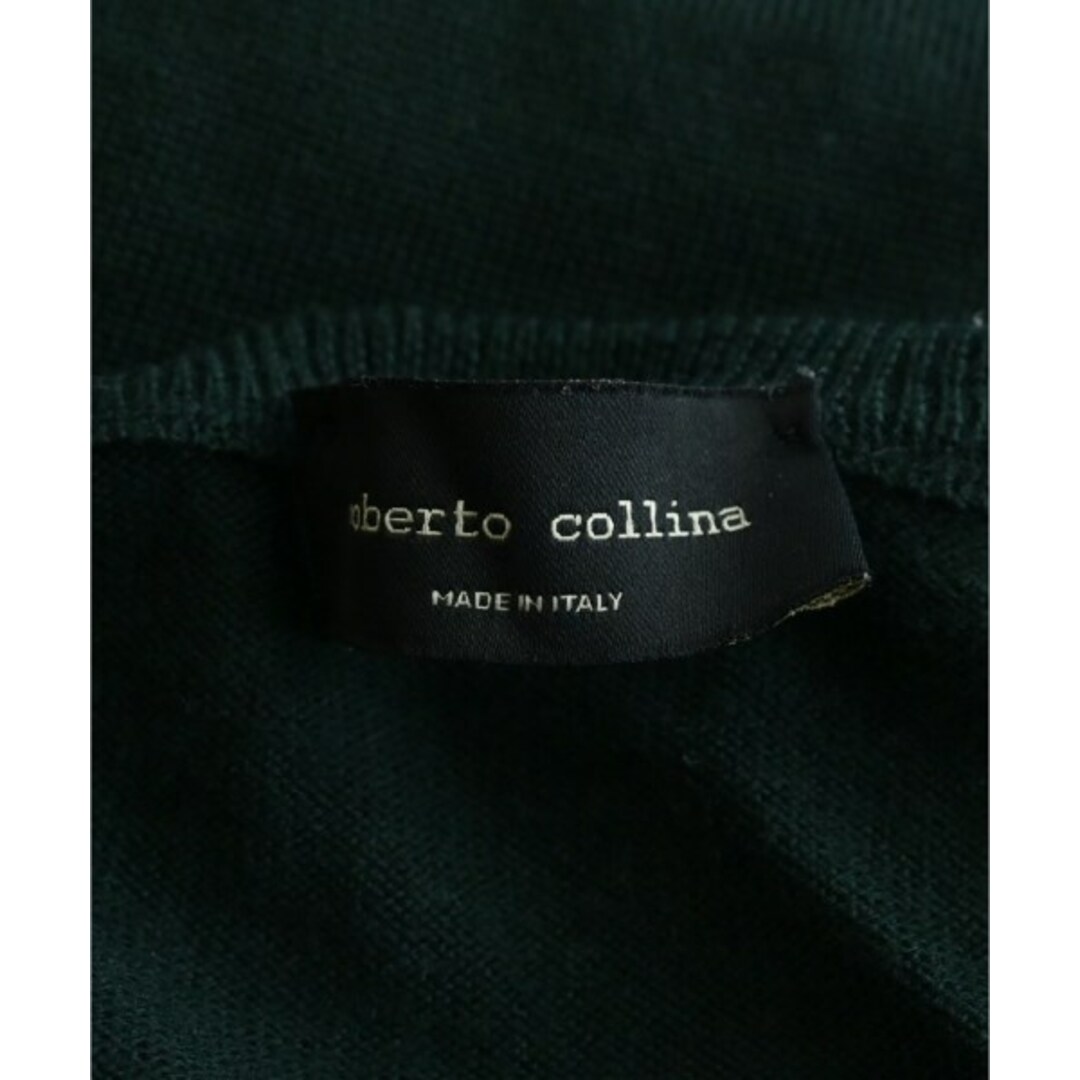 ROBERTO COLLINA(ロベルトコリーナ)のROBERTO COLLINA ニット・セーター 48(L位) 緑 【古着】【中古】 メンズのトップス(ニット/セーター)の商品写真