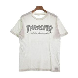 スラッシャー(THRASHER)のTHRASHER スラッシャー Tシャツ・カットソー M 白 【古着】【中古】(Tシャツ/カットソー(半袖/袖なし))