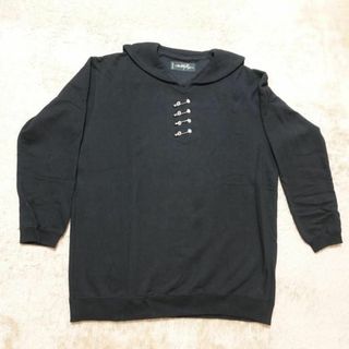 【未着用 美品】MILKBOY ピンズ セーラートップス ブラック ミルクボーイ(その他)