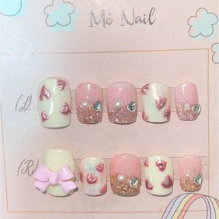 ネイルチップ💅🩷💕(つけ爪/ネイルチップ)