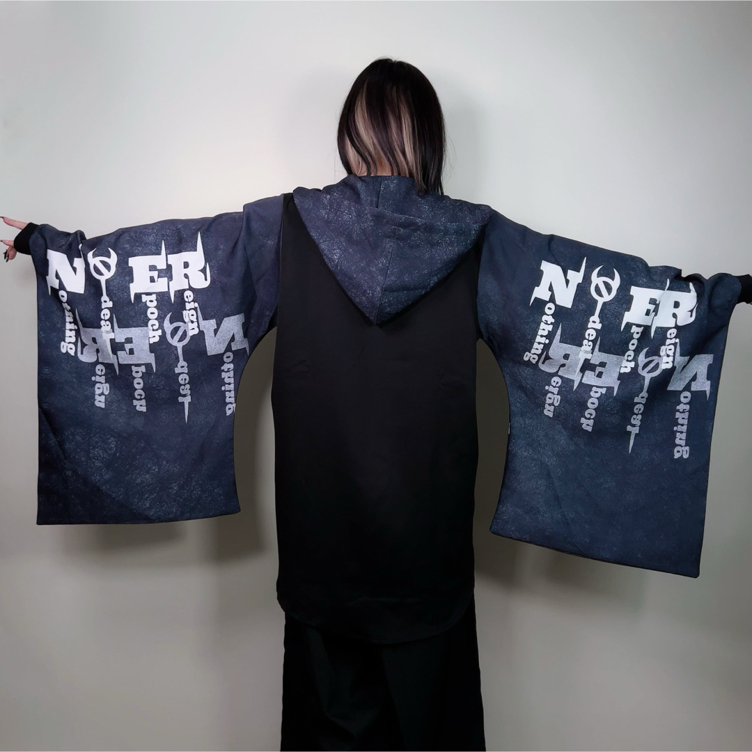 NieR Clothing - NieR clothing リブ付き着物風袖シャツ【NIER NieR Clothing - NieR clothing リブ付き着物風袖シャツ【NIER