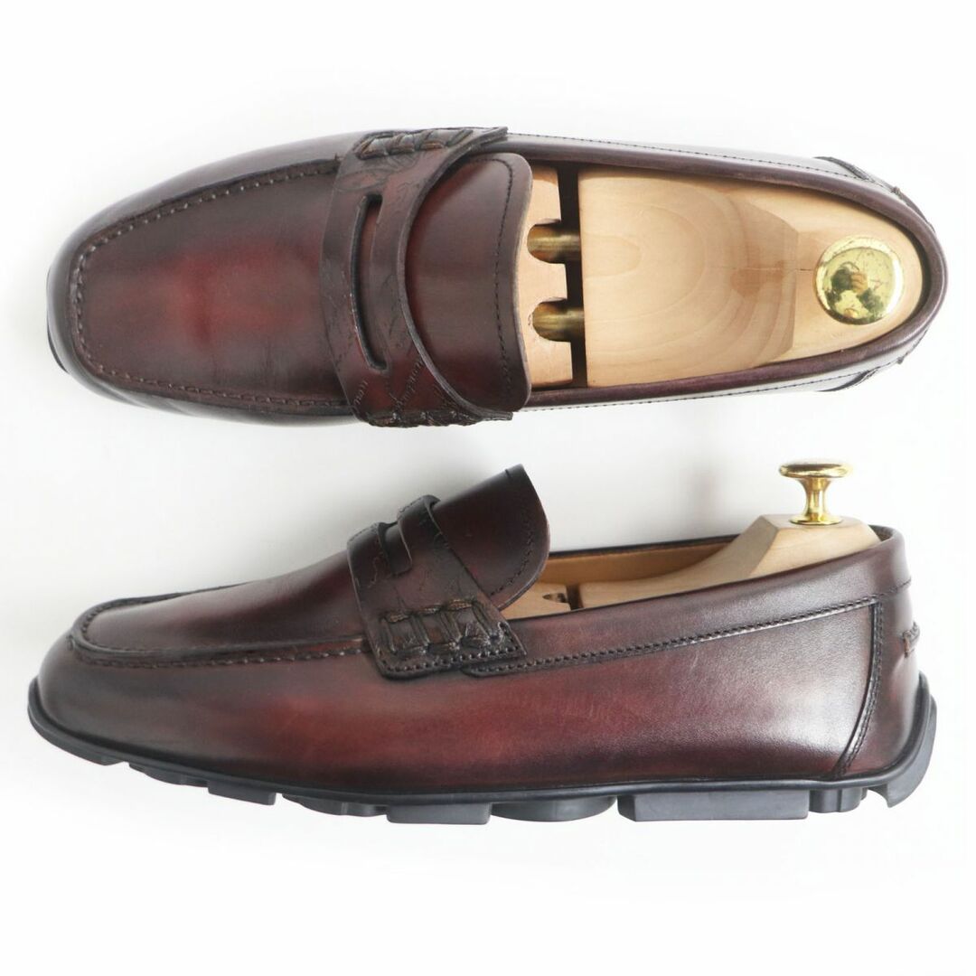 極美品□BERLUTI/ベルルッティ カリグラフィ スクリット レザー 極美品□BERLUTI/ベルルッティ カリグラフィ スクリット レザー
