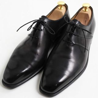 ベルルッティ(Berluti)の美品●名作 Berluti ベルルッティ オルガ期 アレッサンドロ スカーズ ホールカット レザーシューズ ブラック 8 1/2 メンズ(ドレス/ビジネス)