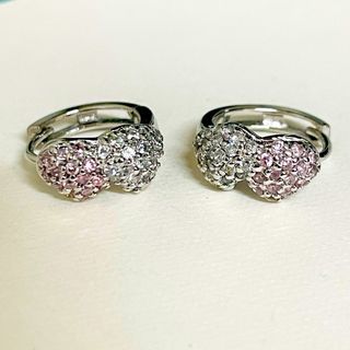 ジュエリーツツミ(JEWELRY TSUTSUMI)の☆K14WG ジュエリーツツミ ホワイト&ピンクサファイアピアス☆(ピアス)