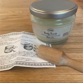 サボン(SABON)のSABON ボディスクラブ ホワイトティー Sサイズ 320g(ボディスクラブ)