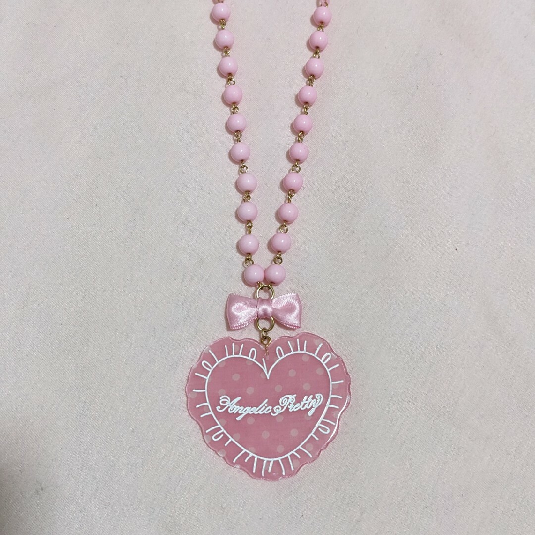 Angelic Pretty(アンジェリックプリティー)の3/3まで値下げ中★Angelic Pretty　ハートネックレス レディースのアクセサリー(ネックレス)の商品写真