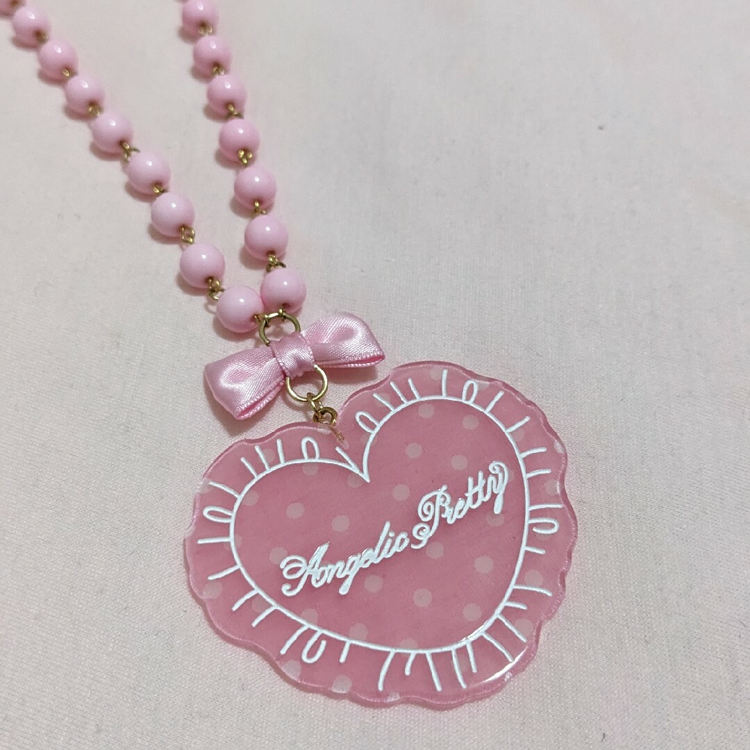 Angelic Pretty(アンジェリックプリティー)の3/3まで値下げ中★Angelic Pretty　ハートネックレス レディースのアクセサリー(ネックレス)の商品写真