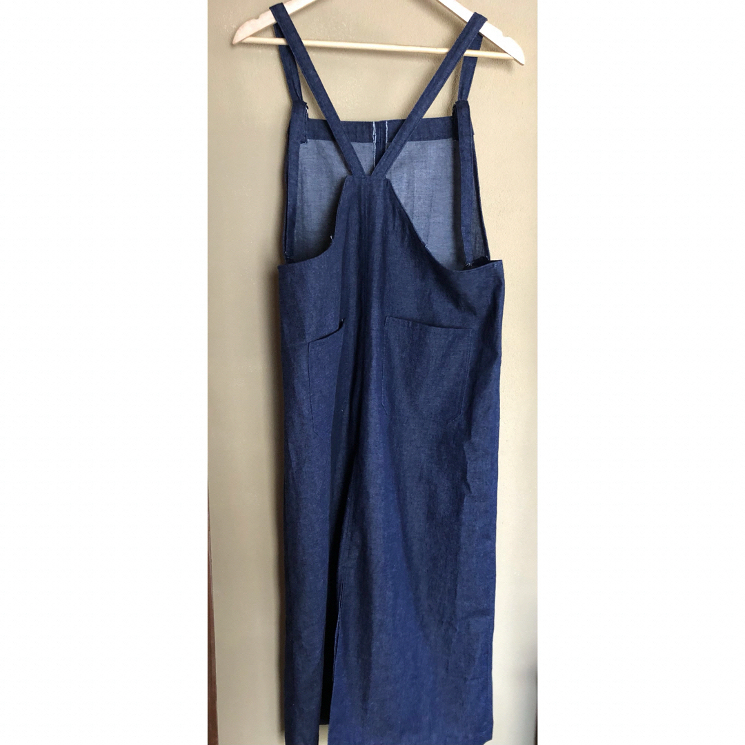 岡山　児島デニム　ジャンパースカート　8オンス レディースのパンツ(サロペット/オーバーオール)の商品写真