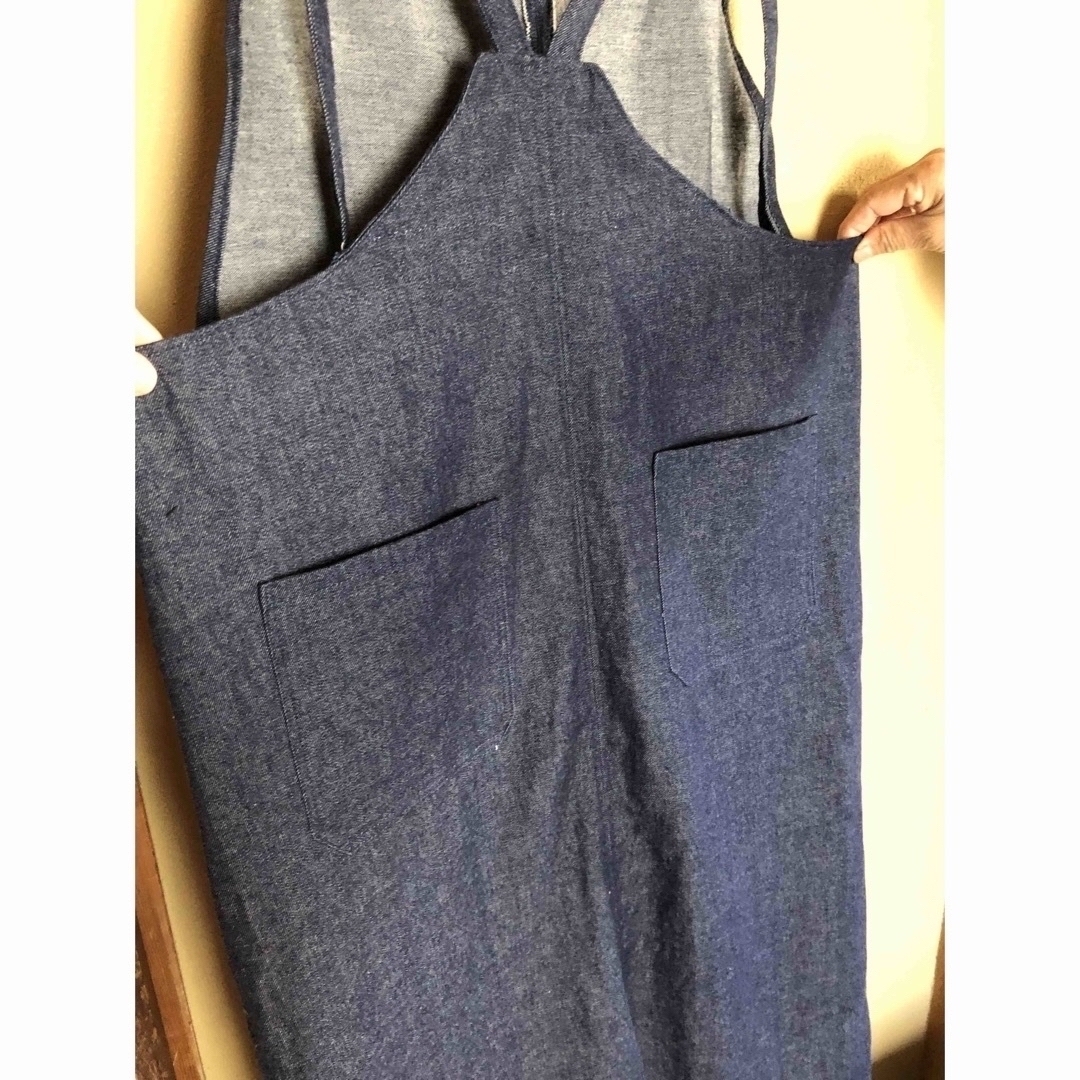 岡山　児島デニム　ジャンパースカート　8オンス レディースのパンツ(サロペット/オーバーオール)の商品写真