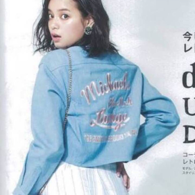 dazzlin(ダズリン)のdazzlin♡アメフトclubシャツ レディースのジャケット/アウター(Gジャン/デニムジャケット)の商品写真