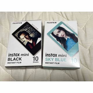 フジフイルム(富士フイルム)のFUJI FILM INSTAX MINI SKY BLUE/BLACK(その他)