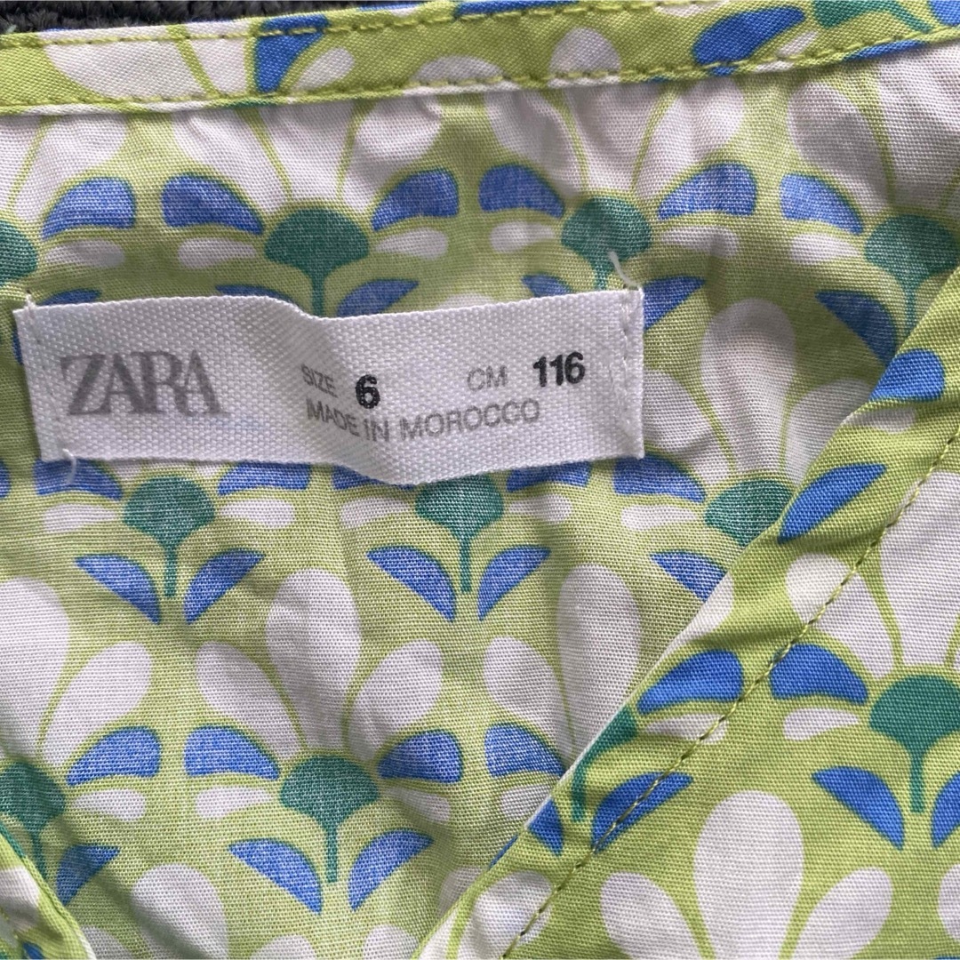 ZARA KIDS(ザラキッズ)のzarakids 116 1度のみ着用 キッズ/ベビー/マタニティのキッズ服女の子用(90cm~)(Tシャツ/カットソー)の商品写真