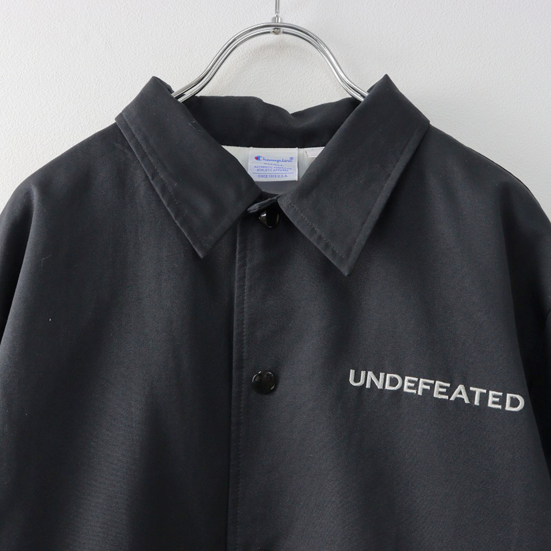 UNDEFEATED(アンディフィーテッド)のアンディフィーテッド UNDEFEATED × チャンピオン Champion  ナイロンジャケット S/ブラック アウター【2400013732512】 レディースのジャケット/アウター(その他)の商品写真