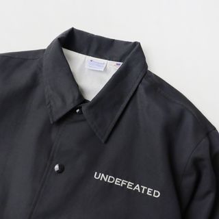 アンディフィーテッド UNDEFEATED × チャンピオン Champion  ナイロンジャケット S/ブラック アウター【2400013732512】