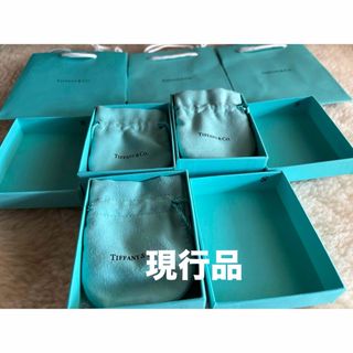 Tiffany現行品ショッパー＆空箱　巾着